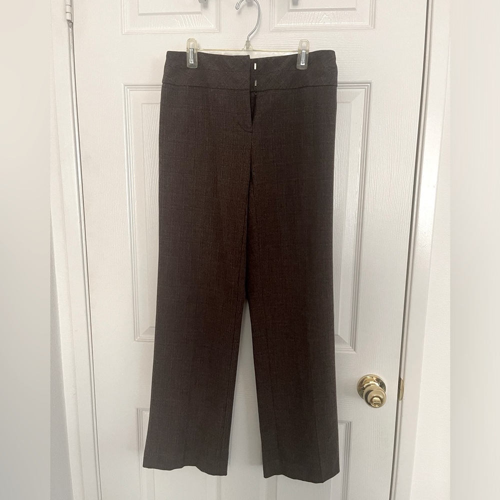 Style & Co dark brown trousers.  Petite size 2